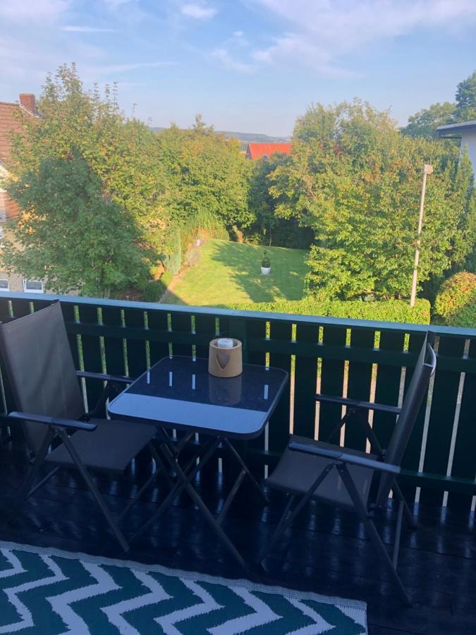 Ferienwohnung Am Haineberg พอร์ตา เวสต์ฟาลิคา ภายนอก รูปภาพ