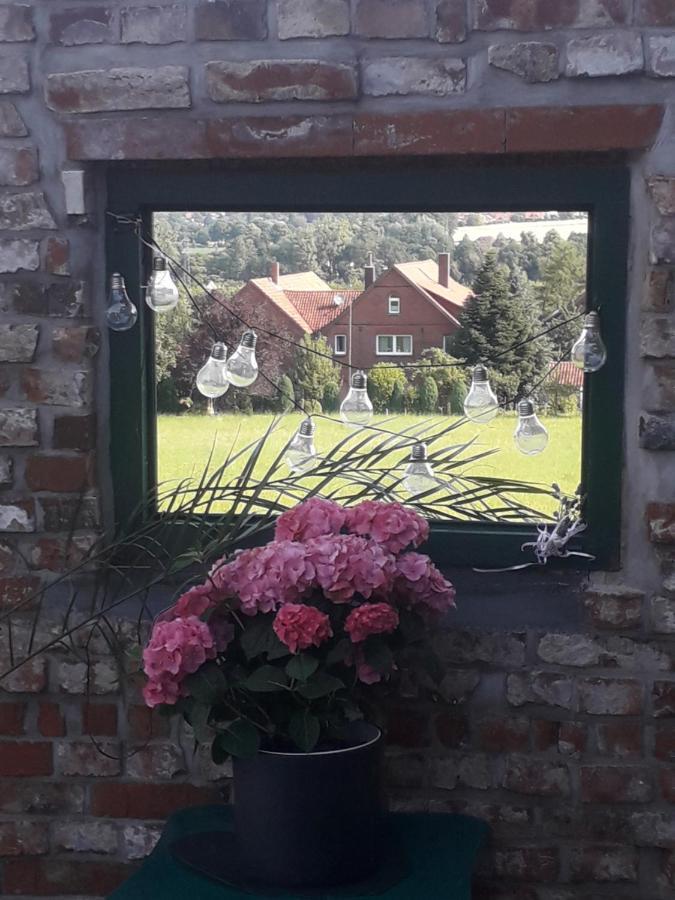 Ferienwohnung Am Haineberg พอร์ตา เวสต์ฟาลิคา ภายนอก รูปภาพ